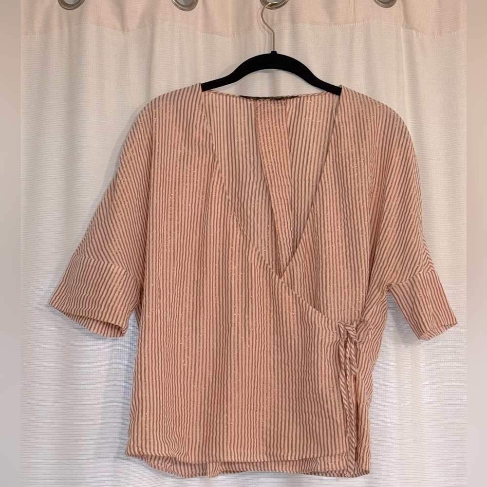 Striped Zara Wrap Top